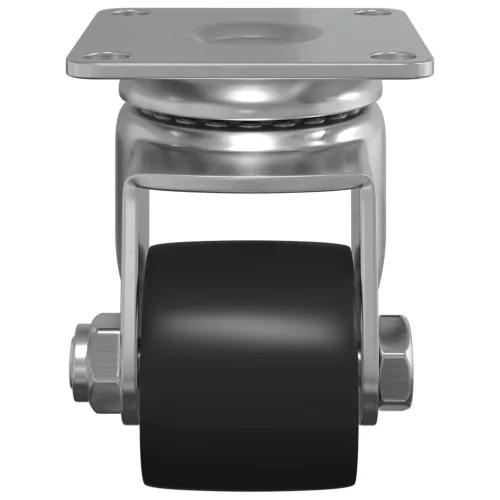  Kerekek 2 pcs Ezüst 50 mm Nylon