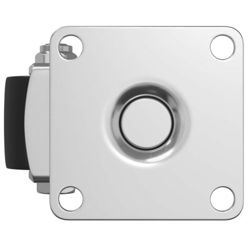  Kerekek 2 pcs Ezüst 50 mm Nylon