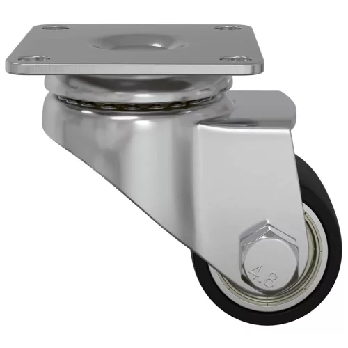  Kerekek 12 pcs Ezüst 50 mm Nylon