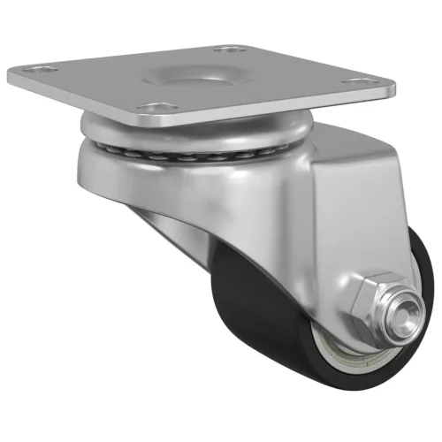  Kerekek 12 pcs Ezüst 50 mm Nylon