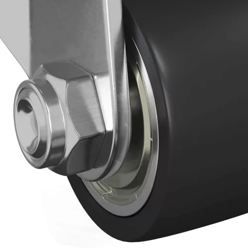  Kerekek 12 pcs Ezüst 50 mm Nylon