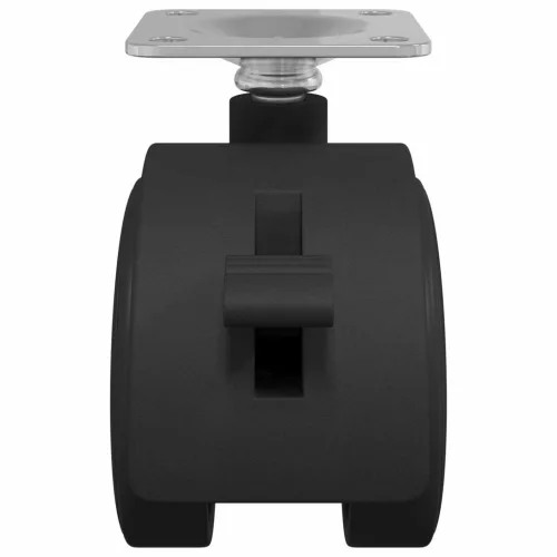  Kerekek Fekete Vas és Polipropilén