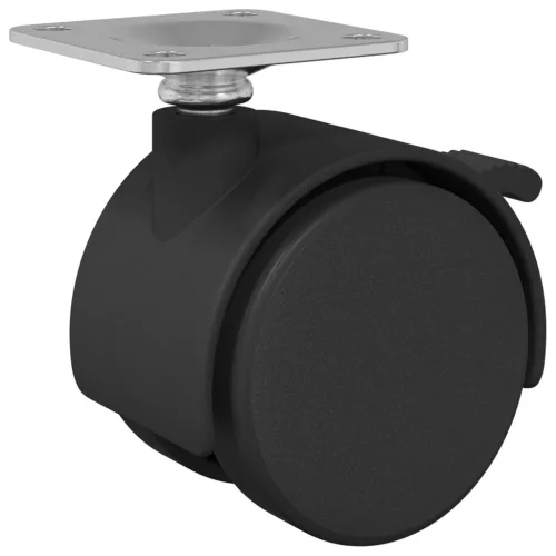  Kerekek Fekete Vas és Polipropilén