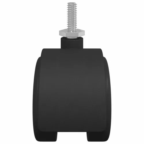  Kerekek 12 pcs Fekete 40,1 x 40,1 x 37,8 mm PP és vas