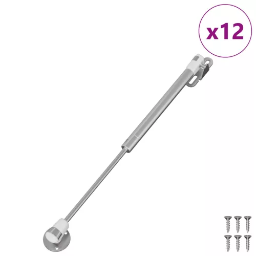  Hidraulikus Gáz Rugó 12 pcs Ezüst 280 x 17 x 16 mm PP és Acél