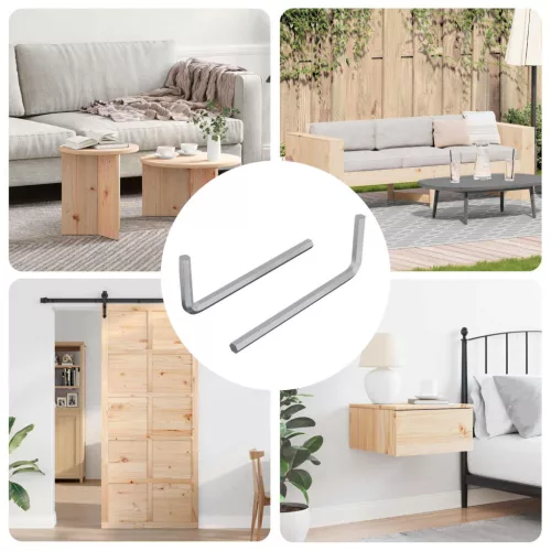  Hatos Kulcs 2 pcs Ezüst 32 x 86 mm Acél