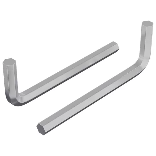  Hatos Kulcs 2 pcs Ezüst 32 x 86 mm Acél