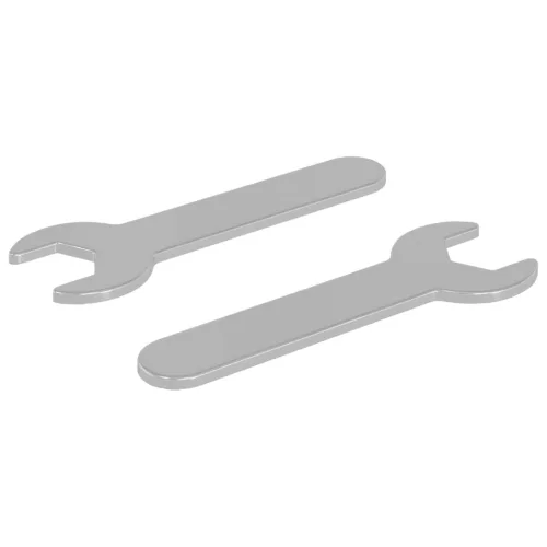  Spanner / kígyószem 2 pcs Ezüst 13 mm Vas