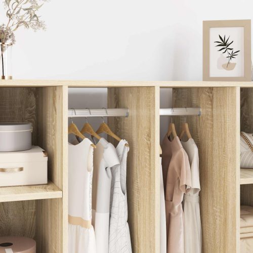  Szekrény rúd 2 pcs Ezüst 764 x 15 x 29 mm Alumínium ötvözet