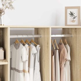    Szekrény rúd 12 pcs Ezüst 764 x 15 x 29 mm Alumínium ötvözet