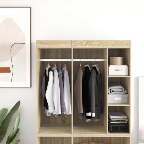  Szekrény rúd 12 pcs Ezüst 764 x 15 x 29 mm Alumínium ötvözet