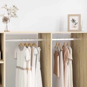    Szekrény rúd 12 pcs Ezüst 764 x 15 x 29 mm Alumínium ötvözet