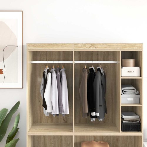  Szekrény rúd 12 pcs Ezüst 764 x 15 x 29 mm Alumínium ötvözet