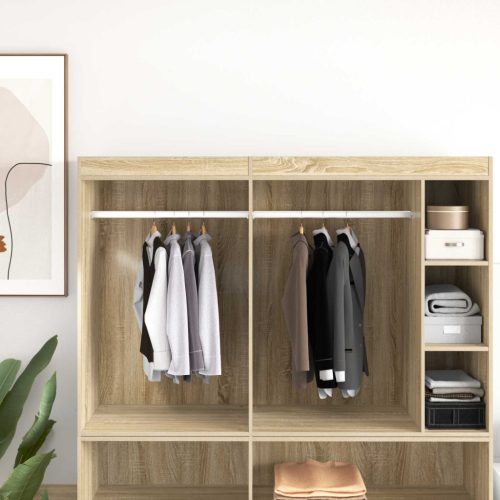  Szekrény rúd 12 pcs Ezüst 764 x 15 x 29 mm Alumínium ötvözet