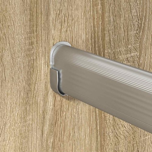  Szekrény rúd 12 pcs Ezüst 764 x 15 x 29 mm Alumínium ötvözet