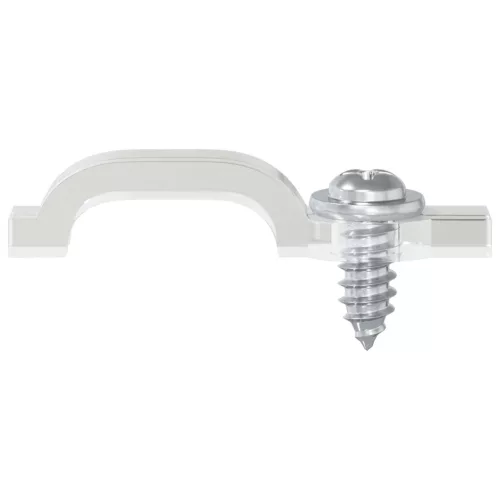  LED szalagklipszek 12 pcs Átlátszó 2 x 1 x 0.5 cm