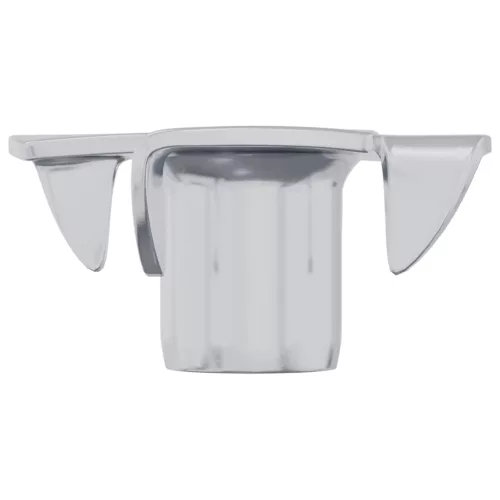  Pronged T-anyás 2 pcs Ezüst M6 mm Acél