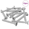  Csavar 12 pcs Horganyzott 5 x 40 mm Vas