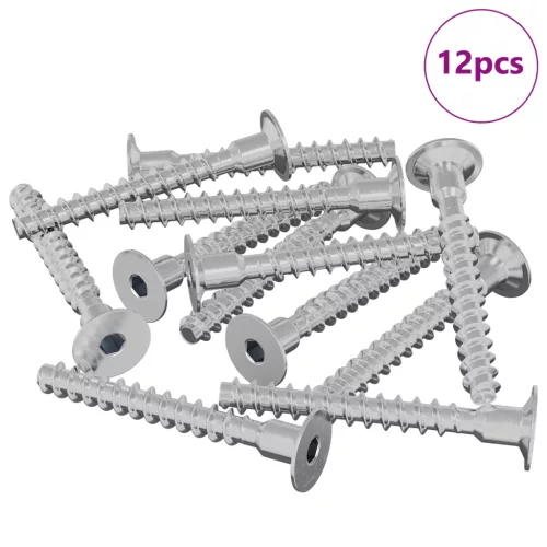  Csavar 12 pcs Horganyzott 5 x 40 mm Vas