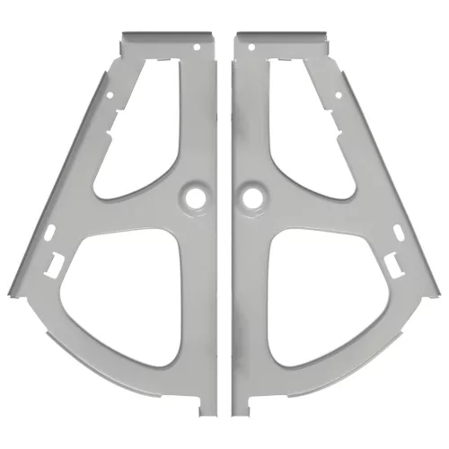  Flip Fiók Zsanér 2 pcs Ezüst 235 x 155 x 30 mm Vas