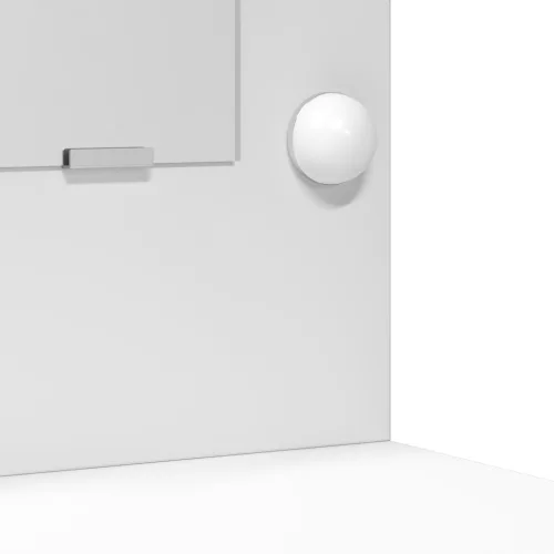  Pipereasztal LED Fényekkel - Fehér, 78.5 x 41 x 135 cm