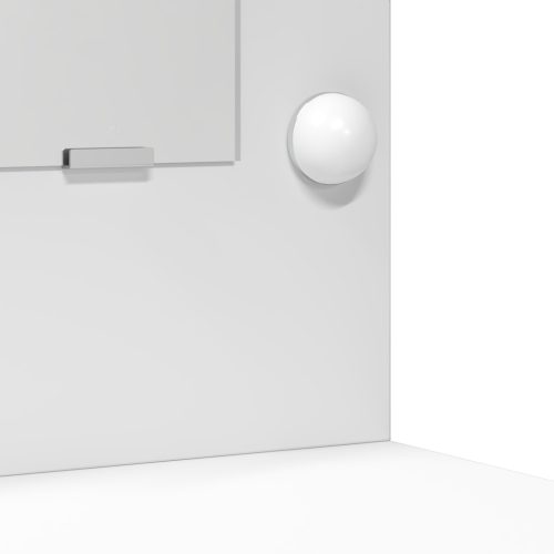  LED-es pipereasztal Fehér 50x41x135 cm