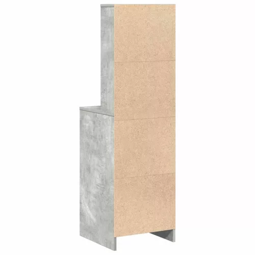  Magasfiú fiókkal Beton szürke 40 x 41 x 135 cm Faanyag