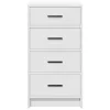  Oldalszekrény Fehér 40x41x75 cm Műanyag