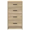  Széf fiókkal sonoma tölgy 40 x 41 x 75 cm Faanyag