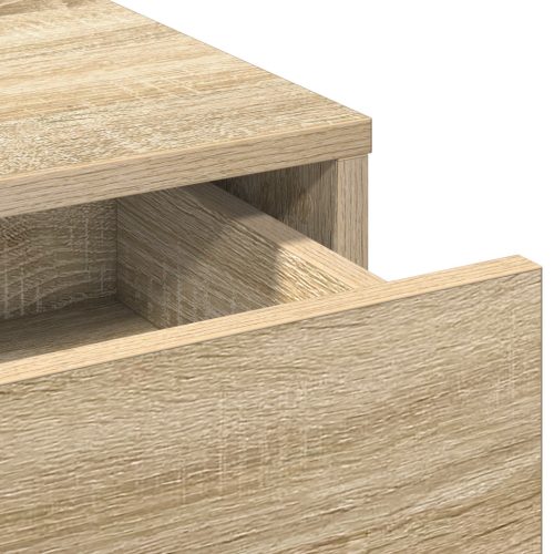  Sminktükör LED Fénnyel, Sonoma Tölgy, 50x41x135 cm