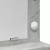  Sminktükör LED Fénnyel Beton Szürke 79x41x135 cm