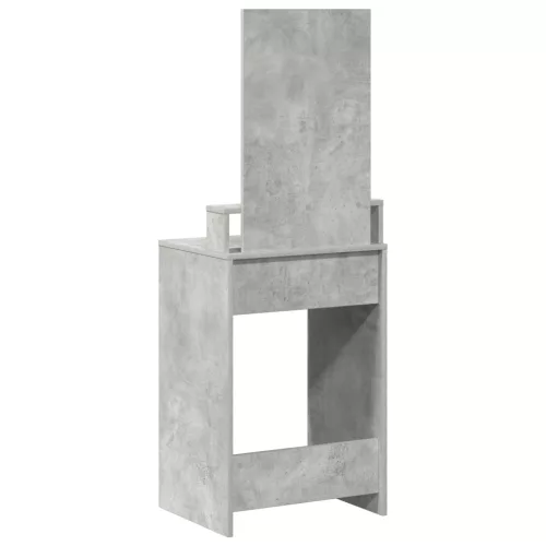  Fésülködőasztal Fiókokkal Beton Szürke 50x41x140 cm