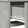  Fésülködőasztal Fiókokkal Beton Szürke 50x41x140 cm