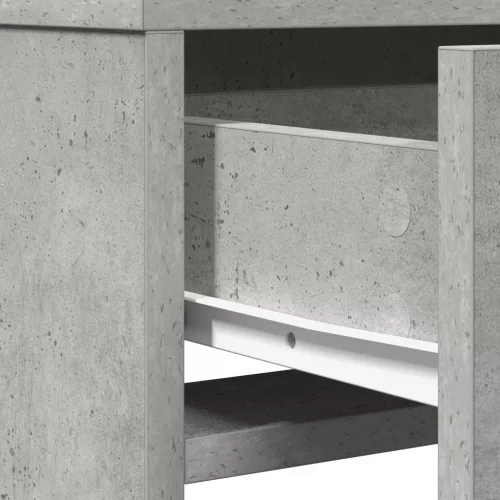  Fésülködőasztal Fiókokkal Beton Szürke 50x41x140 cm