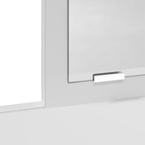  Sminktükör Fiókokkal Fehér 79x41x140 cm