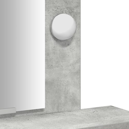  Öltözőasztal LED világítással Betonnedv Hossz 50x41x140 cm