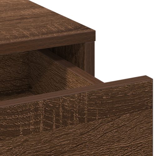  LED világítós öltöztetőasztal Barna Tulipán 79x41x140 cm