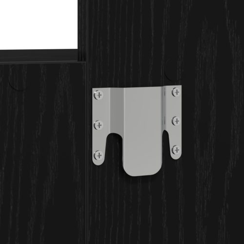  Falra Szerelhető Öltöztető Asztal Fekete Tölgy 60x40x70 cm