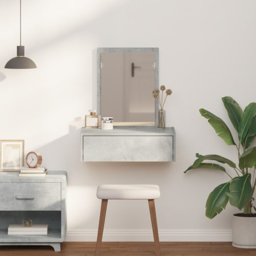  Fali sminkasztal Beton szürke 60x40x70 cm