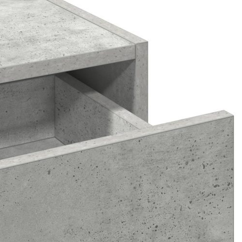  Fali sminkasztal Beton szürke 60x40x70 cm