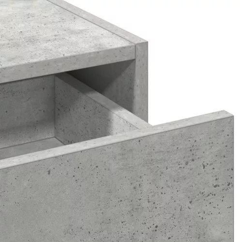  Fali öltöztetőasztal Beton Szürke 83x40x70 cm