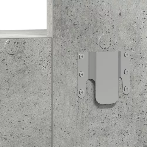  Fali öltöztetőasztal Beton Szürke 83x40x70 cm