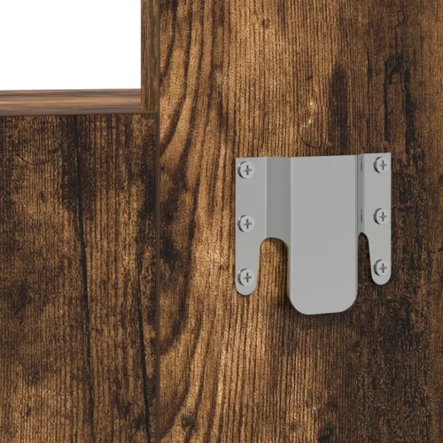  Falra akasztható öltözködőasztal Füstölt tölgy 83x40x70 cm