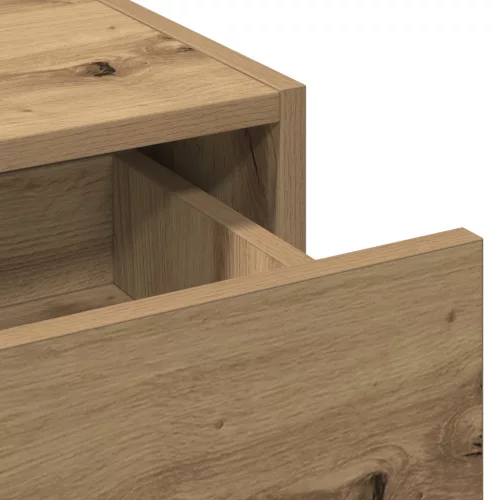  Fali Sminkasztal Kézműves Tölgyfa 83x40x70 cm