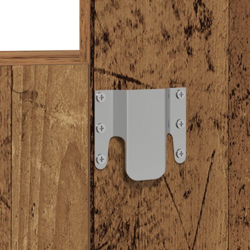  Falra Szerelhető Pipereasztal LED Világítással Régi Fa