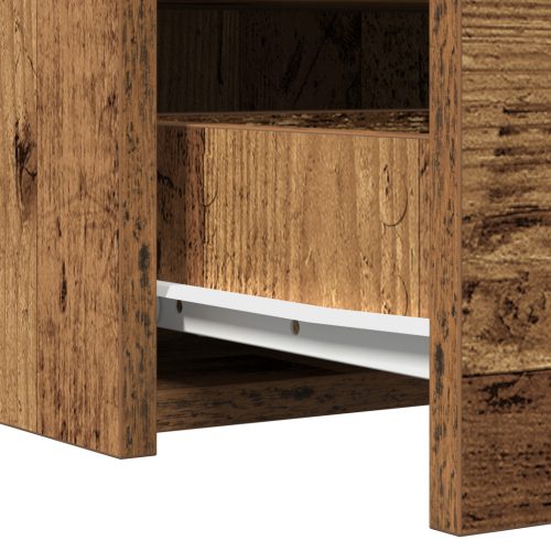  Falra Szerelhető Pipereasztal LED Világítással Régi Fa