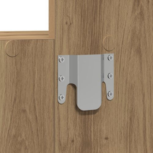  Fali Öltözőasztal LED Fénnyel - Művészi Tölgy