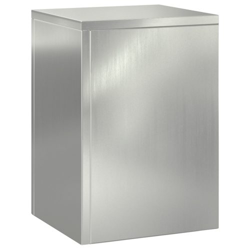  Kültéri Növénytartók Pillér 2 db 24x24x35 cm Galvanizált Acél