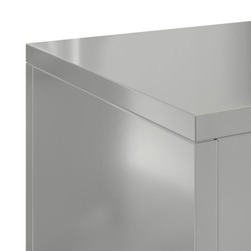  Kültéri Növénytartók Pillér 2 db 24x24x35 cm Galvanizált Acél