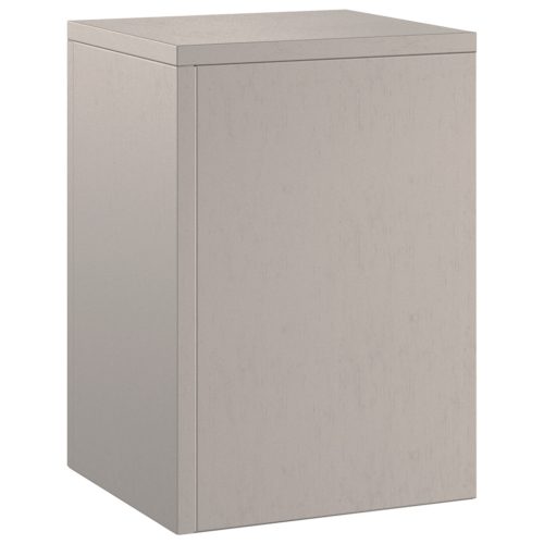  Kültéri Virágtartók Pillér 2 db 24x24x35 cm Időjárásálló Acél